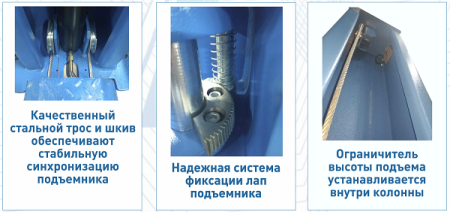 Автомобильный подъемник двухстоечный гидравлический TD-4000R