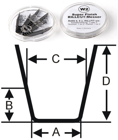 Машинка-регрувер для нарезки протектора легковых покрышек RUFF RILLFIT S125B